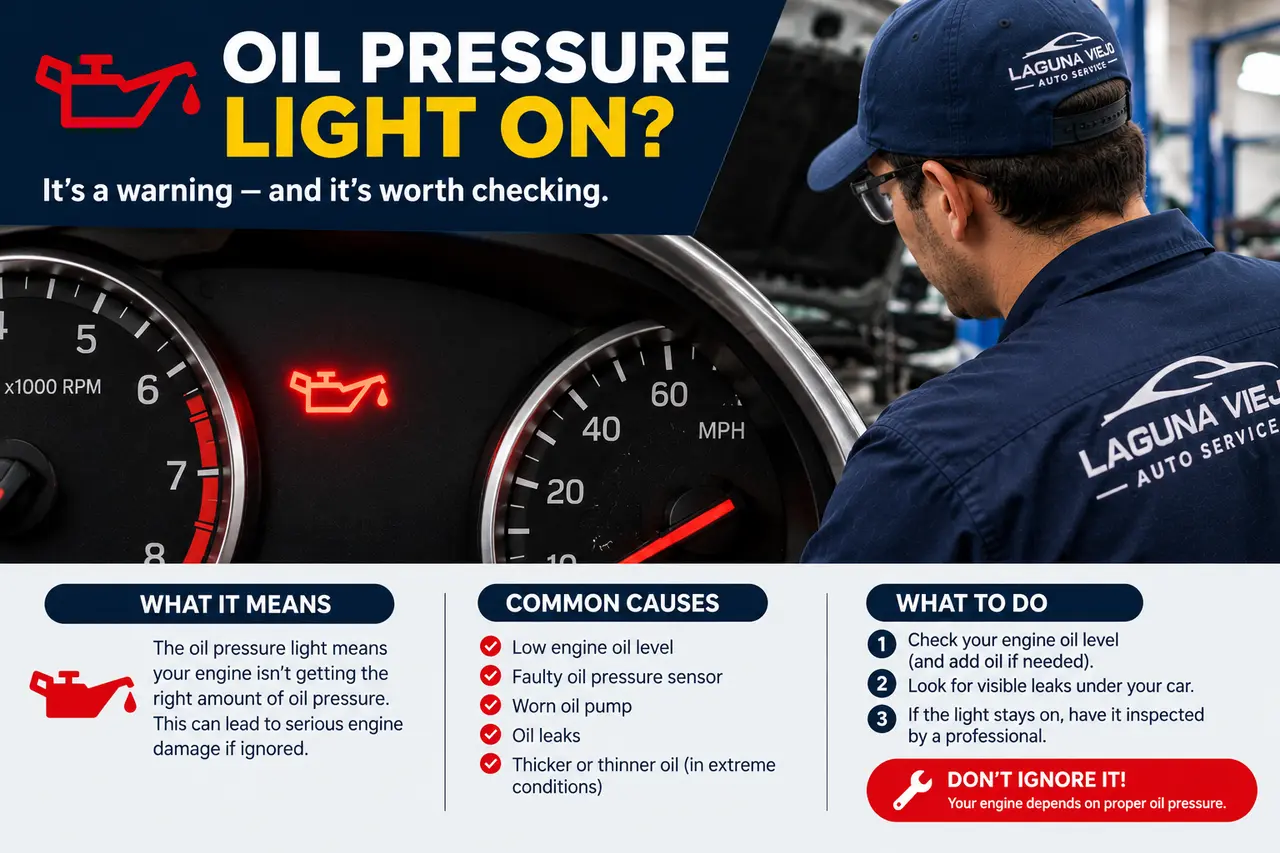 Oil Pressure Light On? What It Means